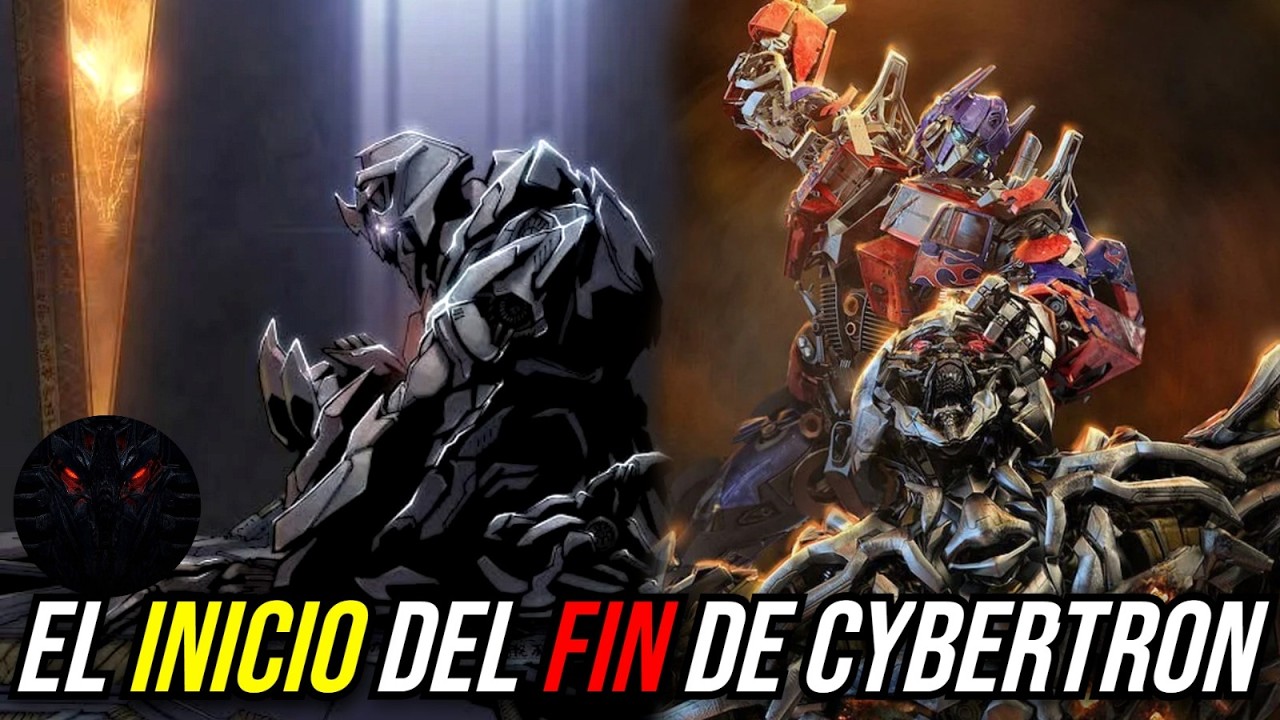 La CAIDA de Cybertron Optimus Prime y Megatron