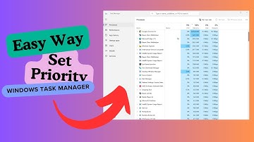 Easy Way to Set Priority in Windows Task Manager