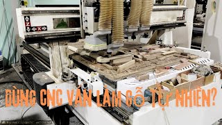 Sẽ thế nào nếu bạn chỉ có máy CNC cắt ván nhưng lại muốn làm cả gỗ tự nhiên?