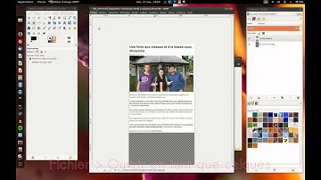 Tuto - Vidéo : Monter deux images dans Gimp