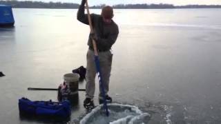 White Bear Lake ice fishing