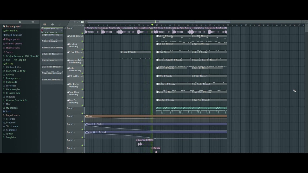 Among Us Drip Theme But It's Drill