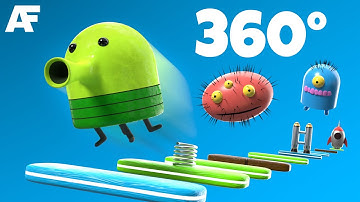 Doodle Jump in 360° (Virtual Reality)
