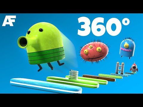 Doodle Jump in 360° (Virtual Reality)