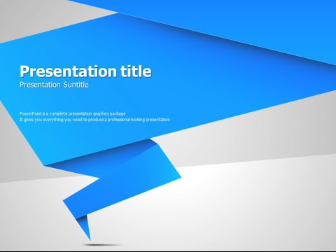 origami animated powerpoint template - youtube origami animated powerpoint template - youtube, Presentation templates
