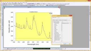 Analyzing Peaks with the Quick Peaks Gadget