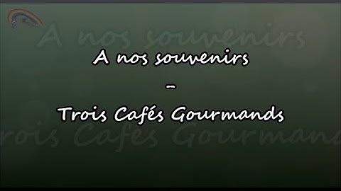 Thumbnail of Prompteur karaoké - Stéfane Lyre - A nos souvenirs - Trois Cafés Gourmands