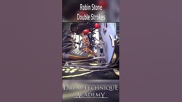 Double Stroke Double Bass Drumming | Robin Stone #shorts