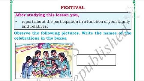 Festival Class 2 EVS full lesson explanation and textbook activities Karnataka state syllabus