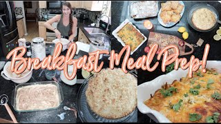 Breakfast Meal Prep With Me! Make Mornings Easier With These Deline New Recipes! SO GOOD!!
