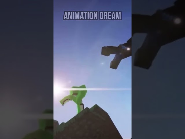 Minecraft Dream Vs Animation Dream 😮🤩 #dream #minecraft #shorts class=