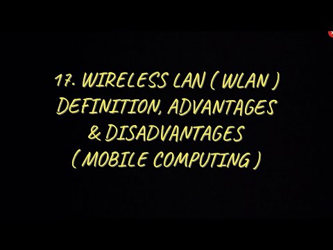 ভিডিও: একটি ওয়্যারলেস LAN থাকার সাথে সম্পর্কিত কিছু দুর্বলতাগুলি কী কী?