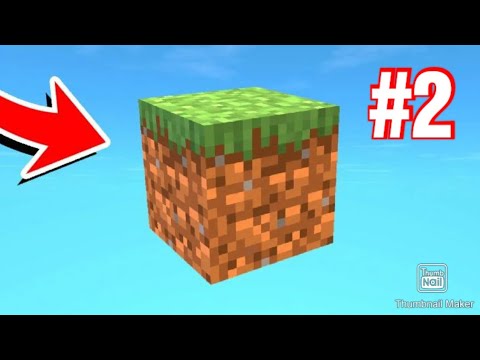 Видео: выживаем на одном блоке в игре minecraft 2 часть