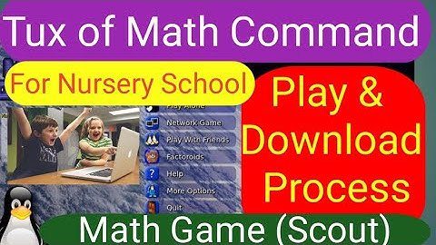 tux of math command tricks | scout game | thecomputerschool