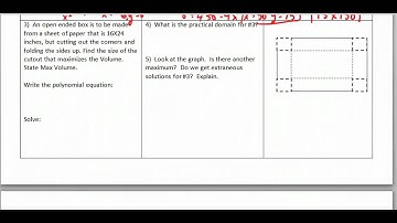 Caclulus Section 3.7 Optimization