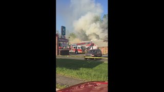 Fire At Mr. Barbecue Restaurant