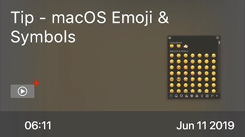 SCOM0846 - Tip - macOS Emoji & Symbols