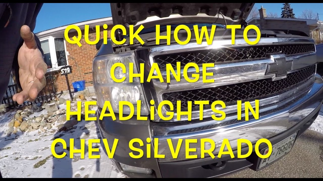 2014 Chevy Silverado 1500 Headlight Bulb Size