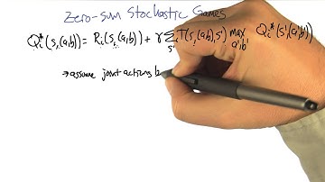 Zero Sum Stochastic Games - Georgia Tech - Machine Learning