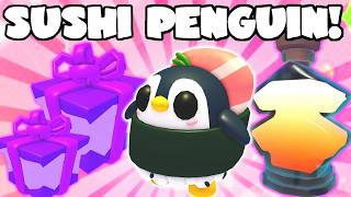 Aging Up Pets for Sushi Penguins! | Adopt Me Roblox Updates | Riivv3r screenshot 1