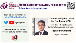 TCOptRob Seminar: Numerical Optimization for Nonlinear Model Predictive Control