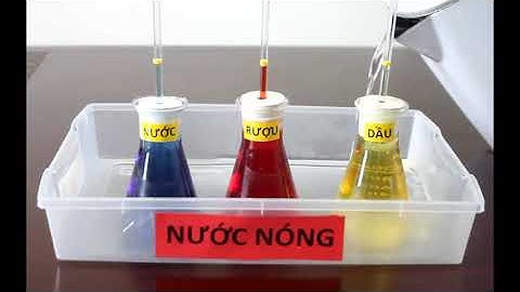 6.9.5 - Thí nghiệm: Sự nở vì nhiệt của chất lỏng - Thí nghiệm 2 Phần 2/3