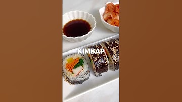 Kimbap (Korean rice roll) #shorts