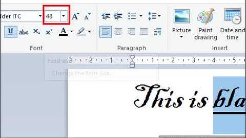 formatting toolbar