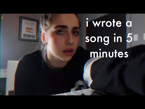 I wrote this song in 5 minutes