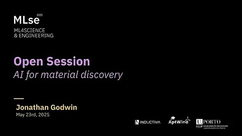Jonathan Godwin: AI for material discovery | MLse 2025 Keynote
