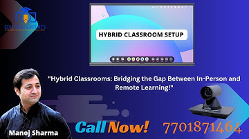 Hybrid classroom || Evota PTZ Camera || Studio Setup || Edutech Experts || 7701871464