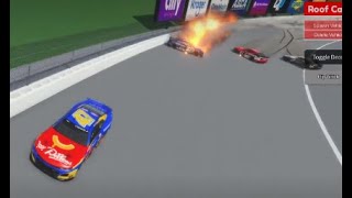 HUGE WRECK at Kansas (51 catches on fire) | NICS (47 POV)