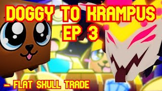 DOGGY TO KRAMPUS EP 3, FLAT SKULL TRADE | ROBLOX MINING SIMULATOR 2