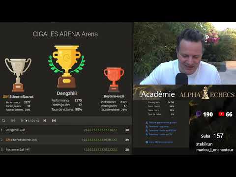 CIGALES ARENA  !AlphaEchecs