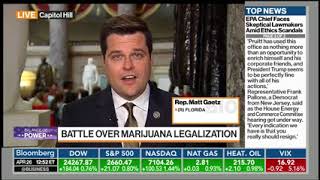 Rep. Gaetz Appears on Bloomberg to Discuss His Medical Cannabis Bill