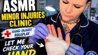 ASMR Minor Injuries Clinic 🩹 | Relaxing Hand Injury Medical Roleplay