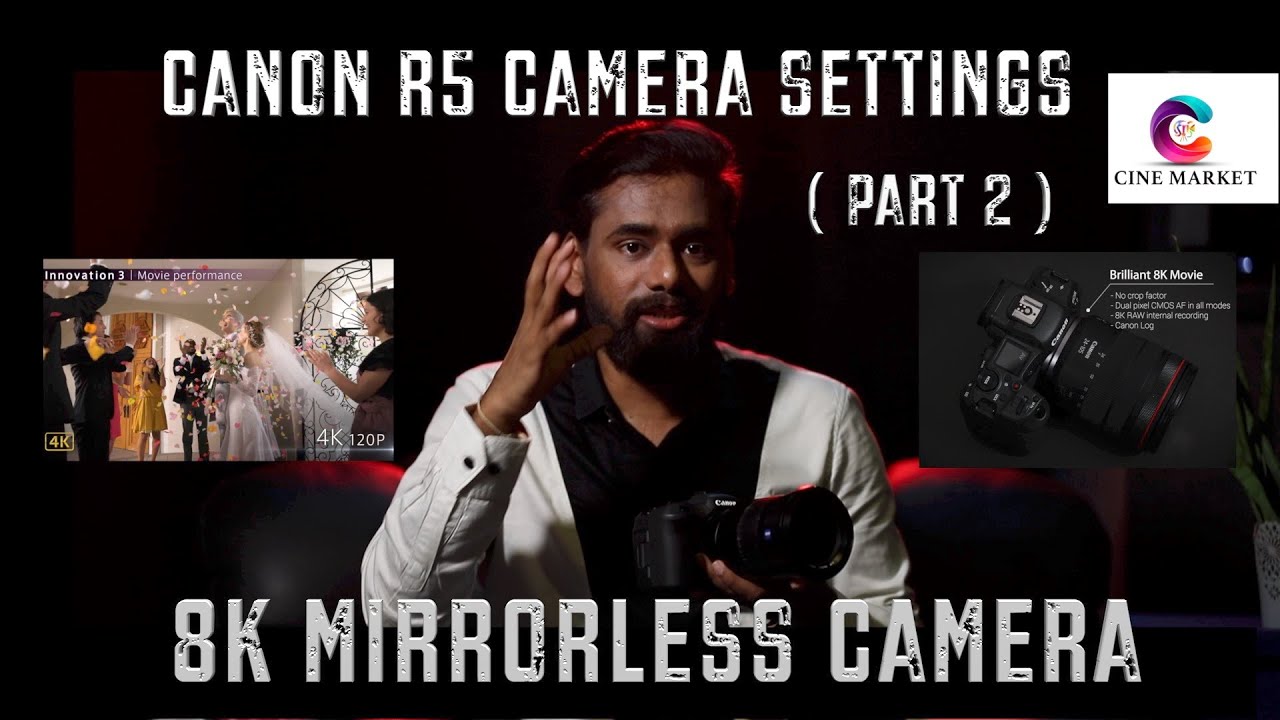 CANON R5 CAMERA SETTING PART 2 8K MIRRORLESS CAMERA CINE MARKET
