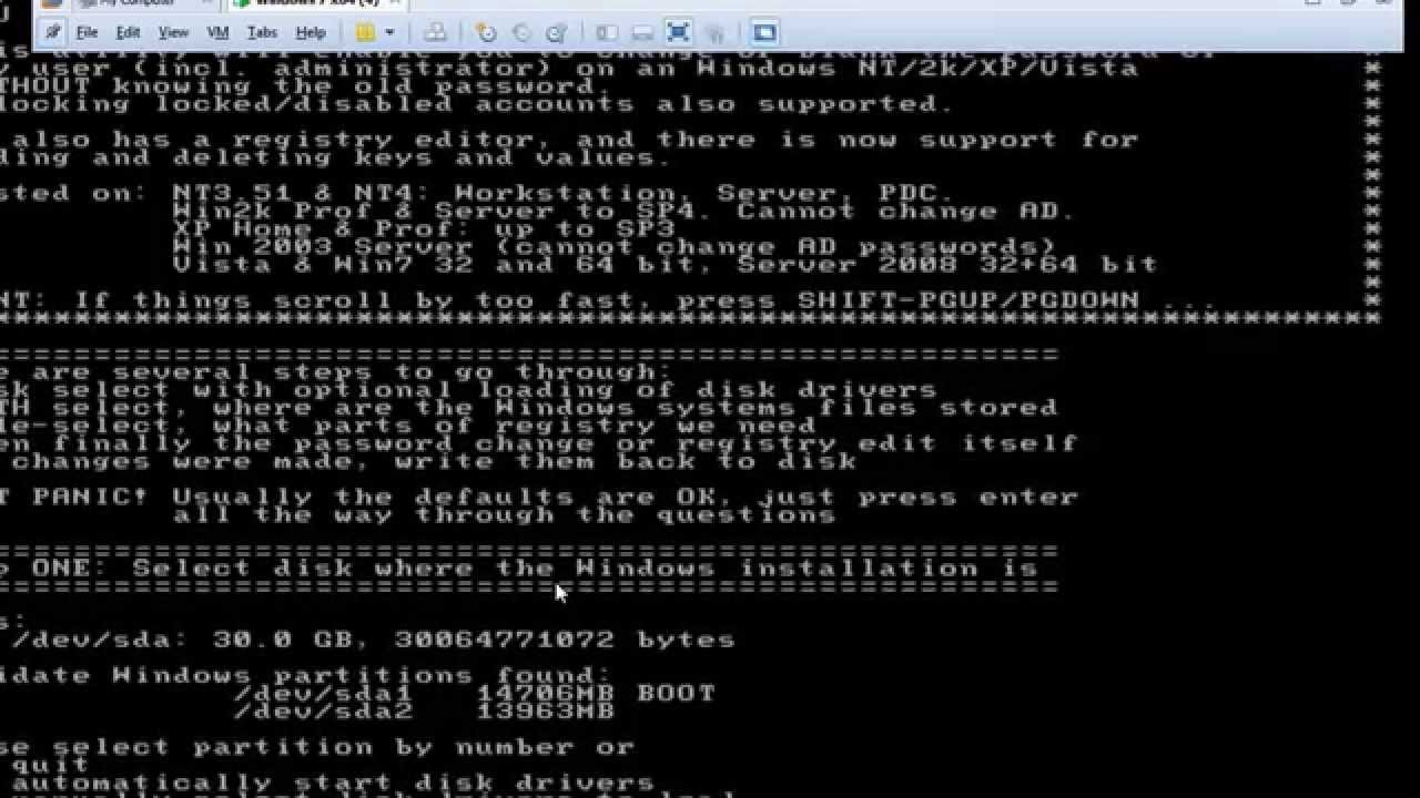 syskey password remover syskey password remover