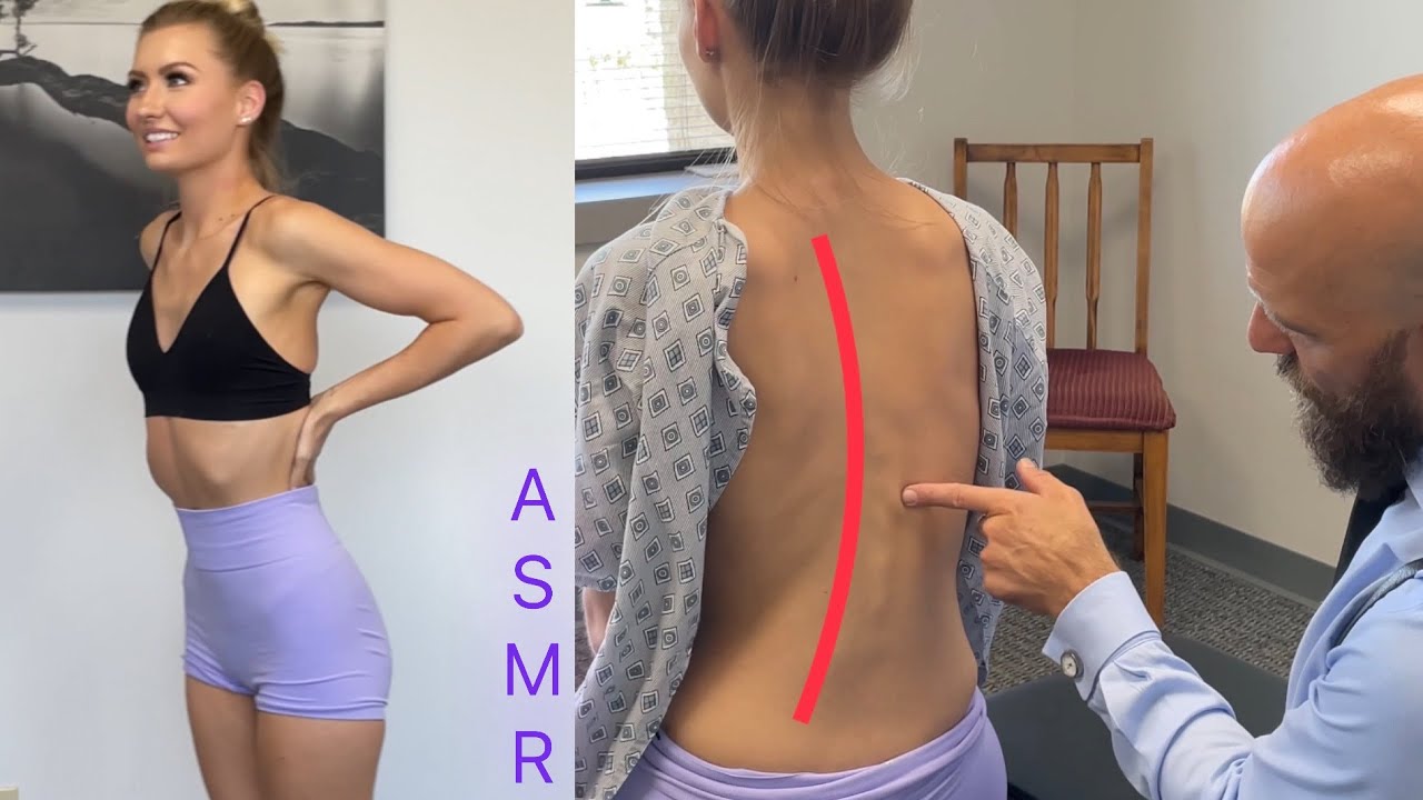 Scoliosis Cracked Hard *ASMR Manual Therapy Chiropractic Spine Pain Relief.