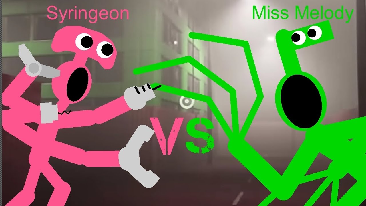 Syringeon (Garten Of BanBan 7) Vs Miss Melody (Sussy SchoolGrounds)