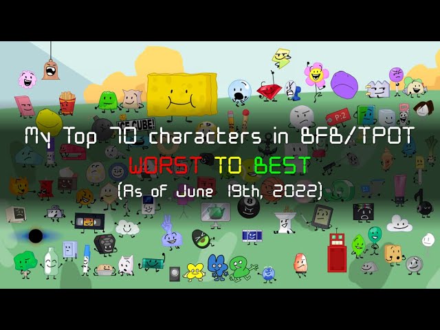 Top 10 Worst BFDI Characters