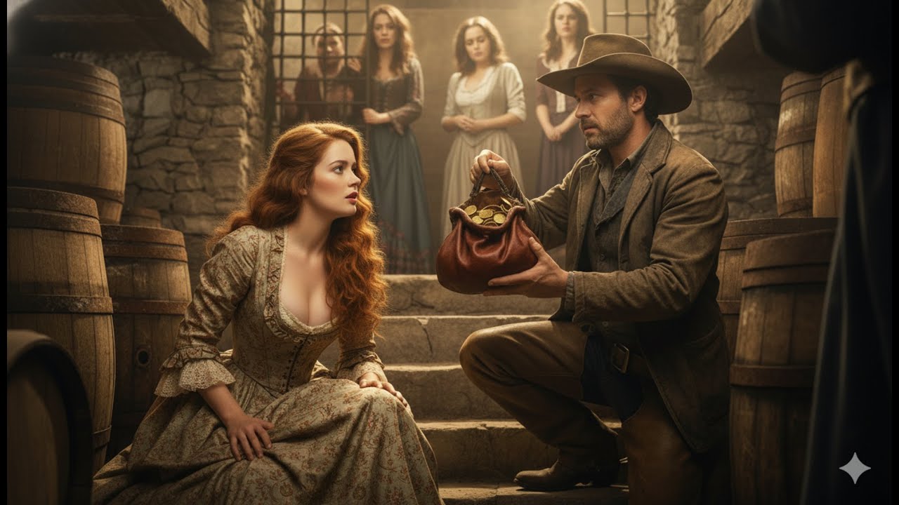The Saloon Girls Hid Her in the Cellar—He Paid Off the Bounty With Gold…