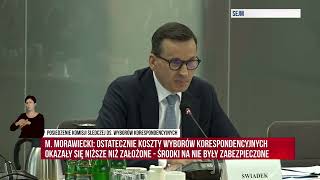 Morawiecki: to PO zablokowała wybory korespondencyjne- to ona odpowiada za wszystkie straty