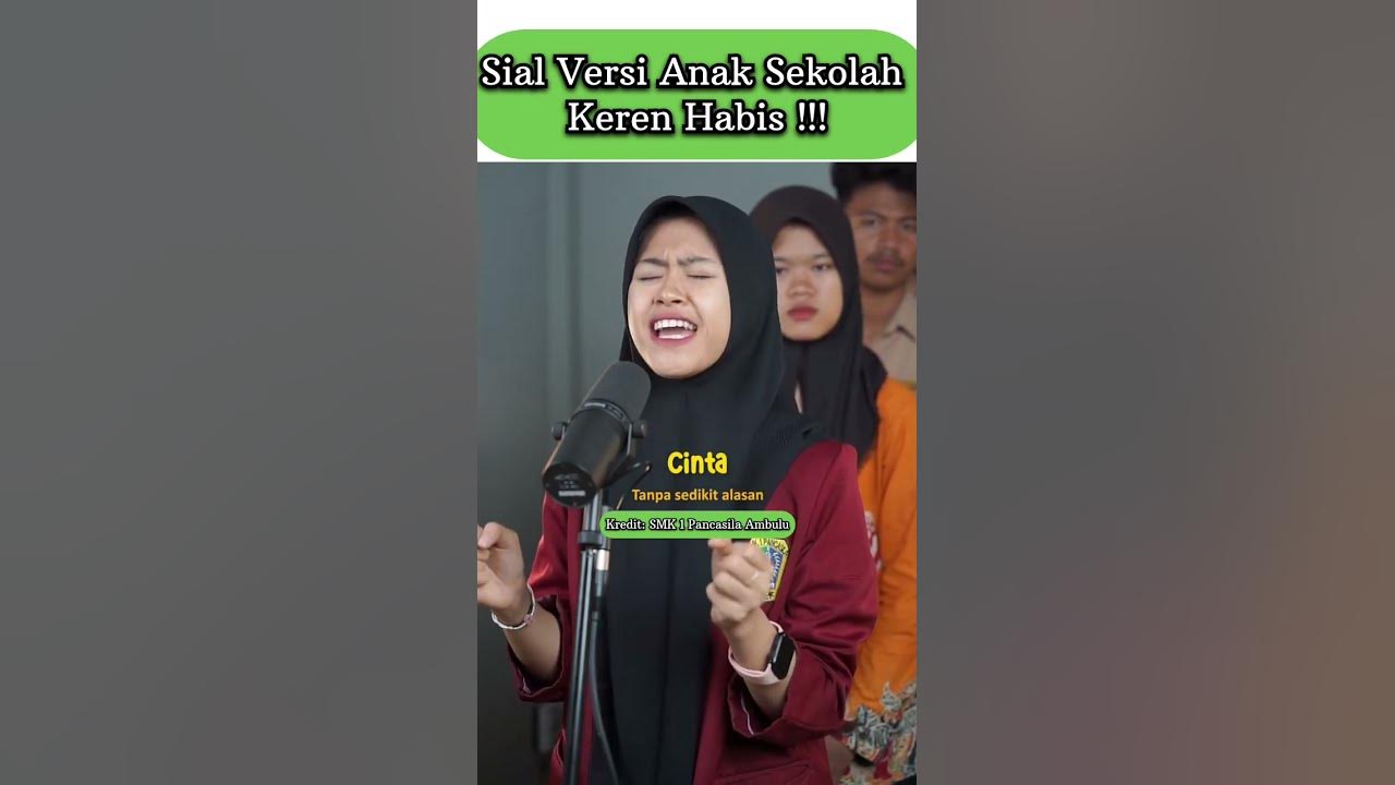 Cover Lagu Mahalini - Sial Versi Anak SMK | Bikin Merinding! #sialcover #anaksmk