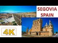 Segovia, Spain Walking Tour -- Aqueduct of Segovia , Segovia Cathedral, Alcázar of Segovia