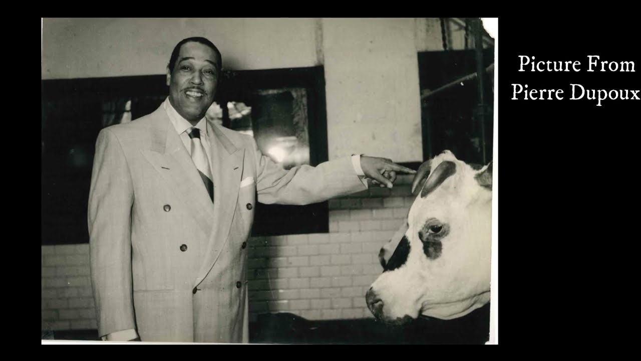 Jazz archive, unpublished pictures of Duke Ellington's band in Marseille