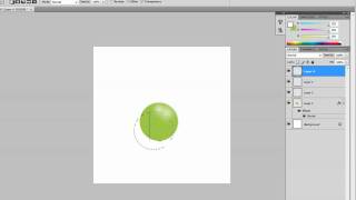 Alien Orb BUtton Video Tutorial in Photoshop