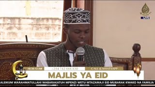 Hassan Albasry Akighani Shairi La Eid Ndani Ya Alhuda Tv (Majlis Ya Eid) Resimi