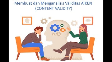 Membuat FORM Validitas Aiken (Content Validity) dan Menghitung Rumus Validitasnya dengan EXCEL