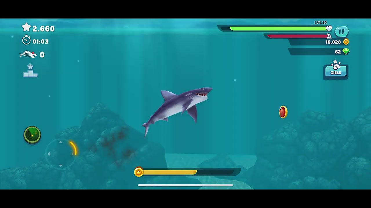 Hungry Shark Gameplay - YouTube